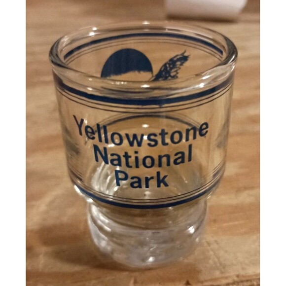 YELLOWSTONE Shot Glass, Souvenir Shot Glasses, State Souvenir Glasses, #2 - Picture 1 of 2